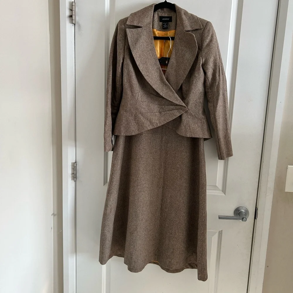Ashro Tan Women's Dress Suit